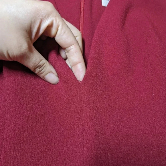 Dress The Population Iris Red Maxi Dress Trumpet Size Small - Picture 10 of 10